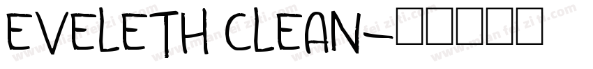 EVELETH CLEAN字体转换